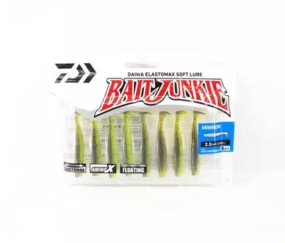 Мягкая приманка Daiwa Junkie Minnow 2,5 дюйма, 8 шт. в упаковке GP Chart UV (2835)