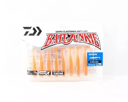 Мягкая приманка Daiwa Junkie Minnow 2,5 дюйма, 8 шт. в упаковке Yabbie UV (2880)