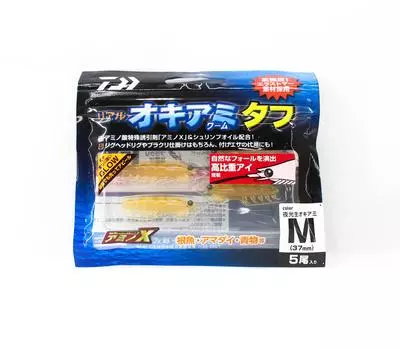 Мягкая приманка Daiwa Kaiteki Real Okiami M 37 мм 5 шт. в упаковке Luminous Nama (6399)