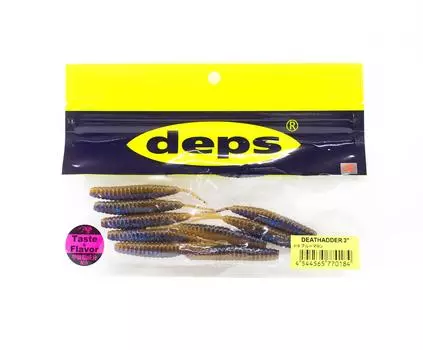 Мягкая приманка Deps Death Adder 3 дюйма 10 штук в упаковке 18 (0184)