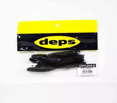 Мягкая приманка Deps Death Adder 4 дюйма, 8 штук в упаковке 01 (0012)