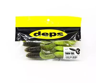 Мягкая приманка Deps Death Adder Grab Twin Tail 4,5 дюйма 6 штук в упаковке 52 (0520)