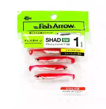 Мягкая приманка Fish Arrow Flash J Shad SW 1 дюйм, 5 шт. в упаковке 153 (4774)