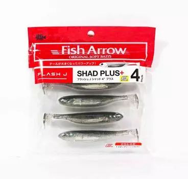 Мягкая приманка Fish Arrow Flash J Shad Plus 4 дюйма, 5 шт. в упаковке 03 (4804)