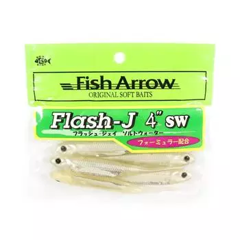 Мягкая приманка Fish Arrow Flash J SW 4 дюйма, 5 шт. в упаковке #109 (9709)