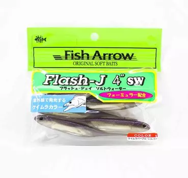 Мягкая приманка Fish Arrow Flash J SW 4 дюйма, 5 шт. в упаковке #122 (9938)