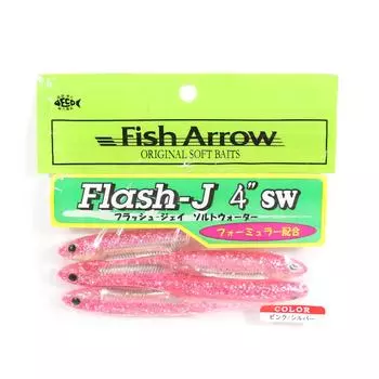 Мягкая приманка Fish Arrow Flash J SW 4 дюйма, 5 шт. в упаковке #101 (9662)