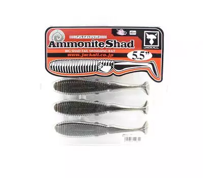 Мягкая приманка Jackall Ammonite Shad 5,5 дюймов Vibe Tail Wd Gill (9311)