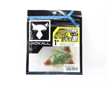 Мягкая приманка Jackall Chibi Chinu Kani 1 дюйм Giragira Watermelon (1725 г.)