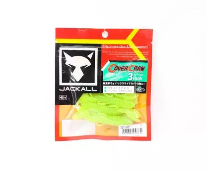 Мягкая приманка Jackall Cover Craw 3 дюйма, лайм. (8332)