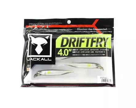 Мягкая приманка Jackall Drift Fry 4 дюйма Silver Powder Ayu (3391)
