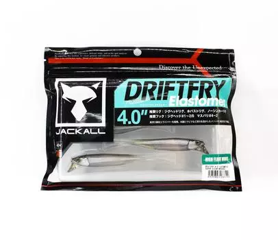 Мягкая приманка Jackall Drift Fry Elastomer 4 дюйма Super Clear Wakasagi (3709)