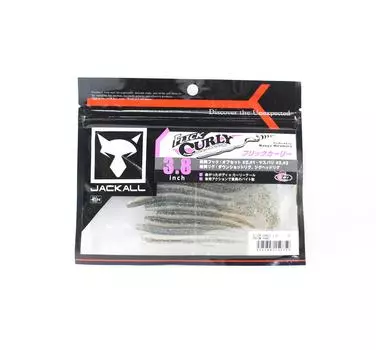 Мягкая приманка Jackall Flick Curly 3,8 дюйма Prism Shad (0759)