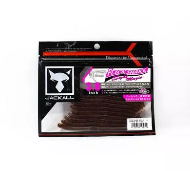 Мягкая приманка Jackall Flick Shake SM 3,8 дюйма Ebimiso Red Flake (5729)