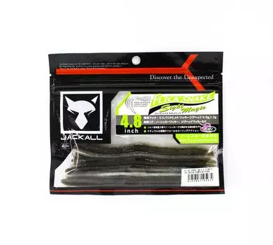 Мягкая приманка Jackall Flick Shake SM 4,8 дюйма 2 тона зеленая тыква P (5934)