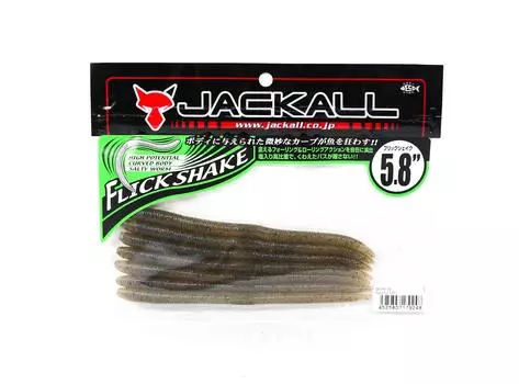 Мягкая приманка Jackall Flick Shake Worm 5,8 дюйма Tenaga Blue Flake (9248)
