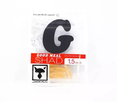 Мягкая приманка Jackall Good Meal Shad 1,5 дюйма Glow Crash Clear Krill (7482)