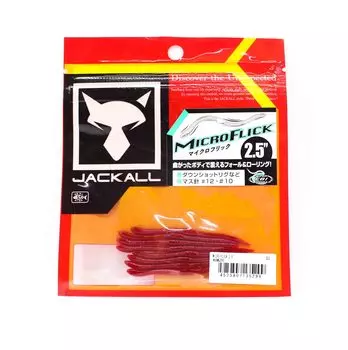 Мягкая приманка Jackall Micro Flick 2,5 дюйма Akamushi (5299)