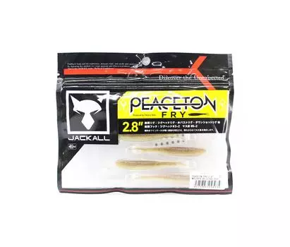 Мягкая приманка Jackall Peaceton Fry 2,8 дюйма Maruhata Delicious Gold (8035)