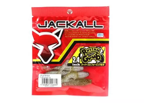 Мягкая приманка Jackall Rhythm Grub 2,4 дюйма Prism Shad (6669)
