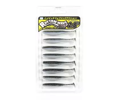 Мягкая приманка Jackall Rhythm Wave 2,8 дюйма Bluegill Pearl White (1689 г.)
