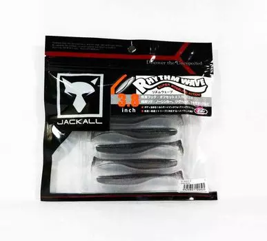 Мягкая приманка Jackall Rhythm Wave 3,8 дюйма Neon Pearl Walasagi (9505)