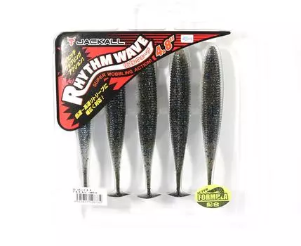 Мягкая приманка Jackall Rhythm Wave 4,8 дюйма Bluegill Pearl White (8734)