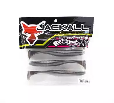 Мягкая приманка Jackall Rhythm Wave 5,8 дюйма, зеленая тыква, перец (7032)