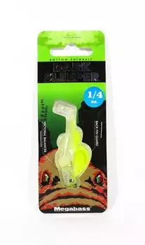 Мягкая приманка Megabass Dark Sleeper 2,4 дюйма, 1/4 унции, прозрачная таблица (2543)