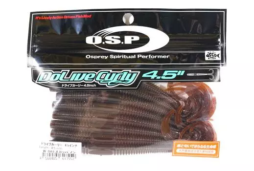 Мягкая приманка OSP Dolive Curly 4,5 дюйма W-003 (7552)