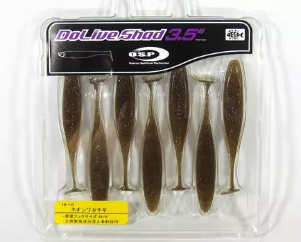 Мягкая приманка OSP Dolive Shad 3,5 дюйма TW-139 (2717)