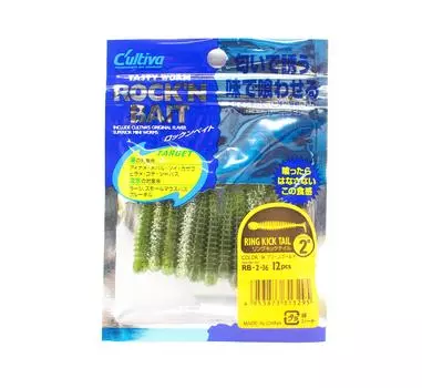 Мягкая приманка Owner RB-2 Ring Kick Tail 12 шт. 2 дюйма 36 (3295)