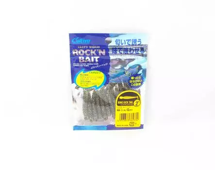 Мягкая приманка Owner RB-2 с кольцами Kick Tail, 12 штук, 2 дюйма 16 (2330)