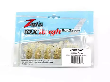 Мягкая приманка Zman CrusteaZ 2 дюйма, 6 шт. в упаковке, жирная креветка (5698)