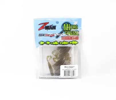 Мягкая приманка Zman Micro Goat, 1,75 дюйма, 8 шт. в упаковке, мотыль (6513)