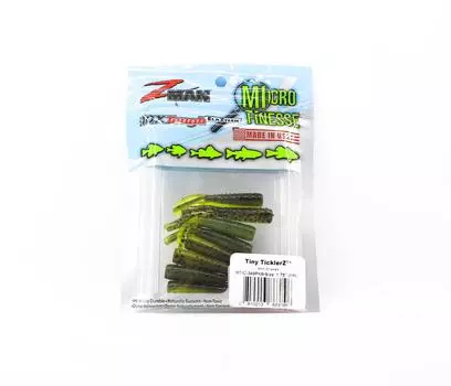 Мягкая приманка Zman Tiny TicklerZ 1,75 дюйма, 8 шт. в упаковке Hot Snakes (3796)