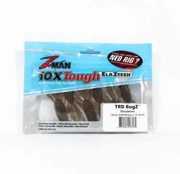 Мягкая приманка Zman TRD Bugz 2,75 дюйма, 6 шт. в упаковке Bloodworm (3182)