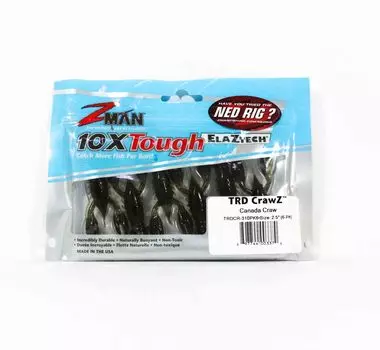 Мягкая приманка Zman TRD Crawz 2,5 дюйма, 6 шт. в упаковке, Canada Craw (3370)