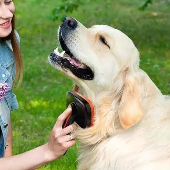 Мягкая щетка-пуходерка для автоматического удаления волос Babion Pet L, корейский шампунь для домашних животных