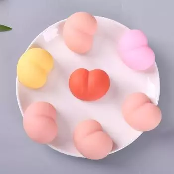 Мягкие игрушки Kawaii Peach Squishies Mochi Squishy Toys для детей, антистрессовые мячики, сувениры для вечеринок, игрушки для снятия стресса на день рождения J52