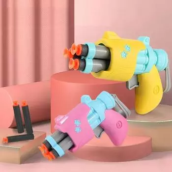 Мягкие игрушки-пули с дротиками Nerf Soft Bullet Darts Интерактивное игрушечное оружие для родителей и детей Безопасная мягкая пенопластовая пуля-стрелялка