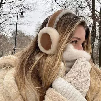 Мягкие теплые наушники, складные наушники для женщин и мужчин, зимние теплые наушники для защиты от холода, модные наушники