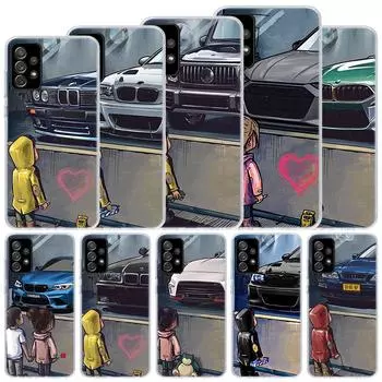 Мягкий чехол Boy See Sports Car Jdm Drift для Samsung Galaxy A52 A53 A32 A22 A12 5G Phone Cover A33 A23 A13 A72 A73 A02S A03S A42 C Samsung A02S