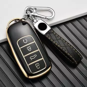 Мягкий чехол для ключей из ТПУ для Chery Tiggo 8 Pro Tiggo 8plus, новинка 5 plus 7 pro, 4 кнопки, защита для смарт-ключа без ключа