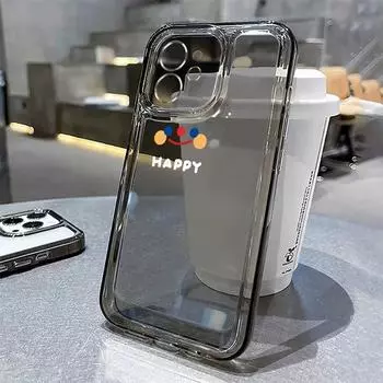 Мягкий чехол для телефона с улыбкой для iPhone 14 Pro, чехол для iPhone 11, 13, 12, 15 Pro Max XR XS X 7, 8, 15 Plus SE, 2020, силиконовый чехол с солнечными цветами 7 8 SE 2020 SE 2022