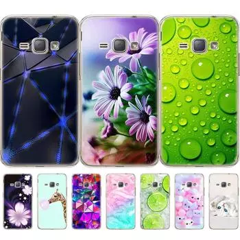 Мягкий чехол из ТПУ для Samsung Galaxy J1 2016 J120 J120F SM-J120F задняя крышка 360 полная защитная печать прозрачный чехол samsung j1 2016