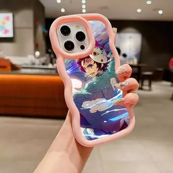 Мягкий чехол из ТПУ Macaron для телефона Xiaomi Poco X3 X5 X6 M6 Pro Redmi 10C 12c 13C Redmi Note 10 11 12 13 Pro 10s 11s 12s, чехол Ae74 Demon Slayer, аниме-арт Poco X3 NFC(X3)(X3 Pro)