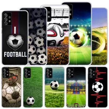 Мягкий чехол с дизайном футбольного мяча для Samsung Galaxy A52 A53 A32 A22 A12 5G, чехол для телефона A33 A23 A13 A72 A73 A02S A03S A42 Co Samsung A02S