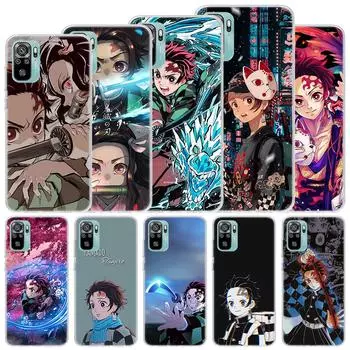 Мягкий чехол Tanjiro Demon Slayer для Xiaomi Redmi 10 10A 10C 9 9A 9C 9T, чехол для телефона 8 8A 7 7A 6 6A S2 K20 K40 Pro 10X, чехол Funda Coque Redmi 10