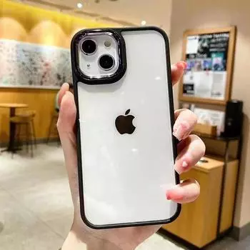 Мягкий гальванический чехол для телефона iPhone 11 15 12 13 14 Pro Max XS X XR 7 8 Plus 6 6S SE 2020, прозрачный силиконовый чехол For iPhone 12